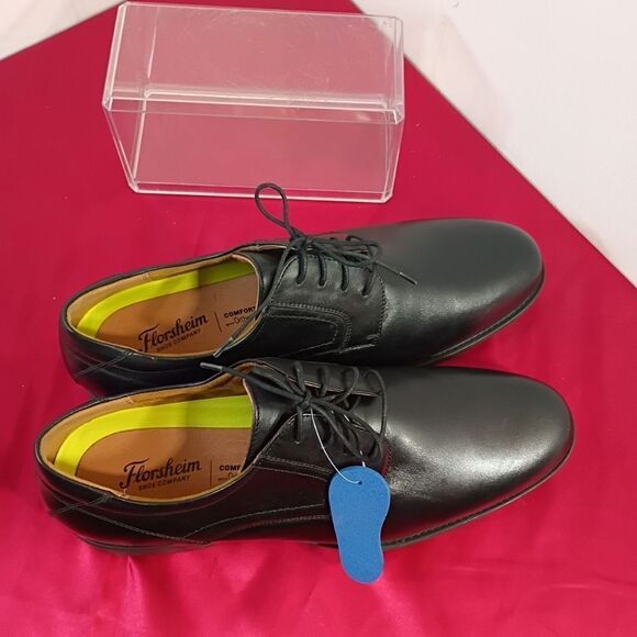 Florsheim Comfortech Mens SZ 13 EEE Black Leather Oxfords 11576-001. main image 2